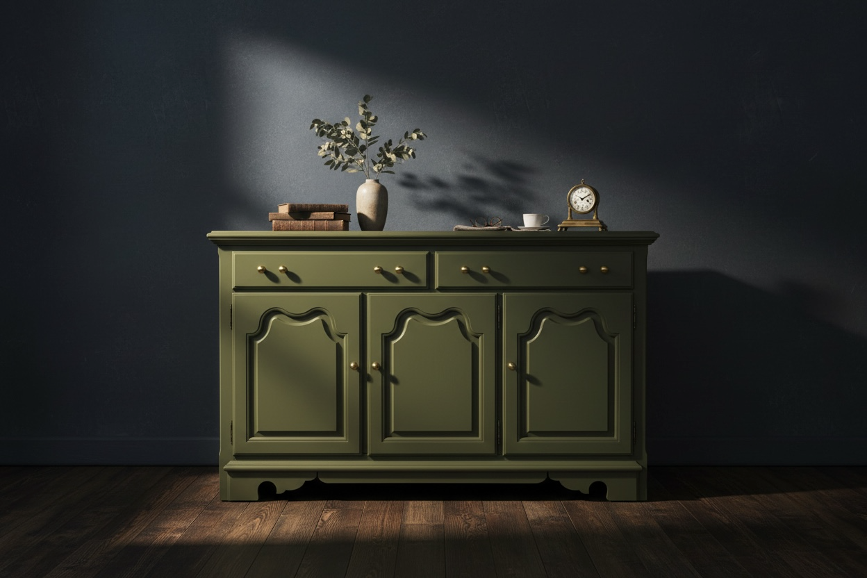 The Montverde — Refinished Buffet in Mountain Olive
