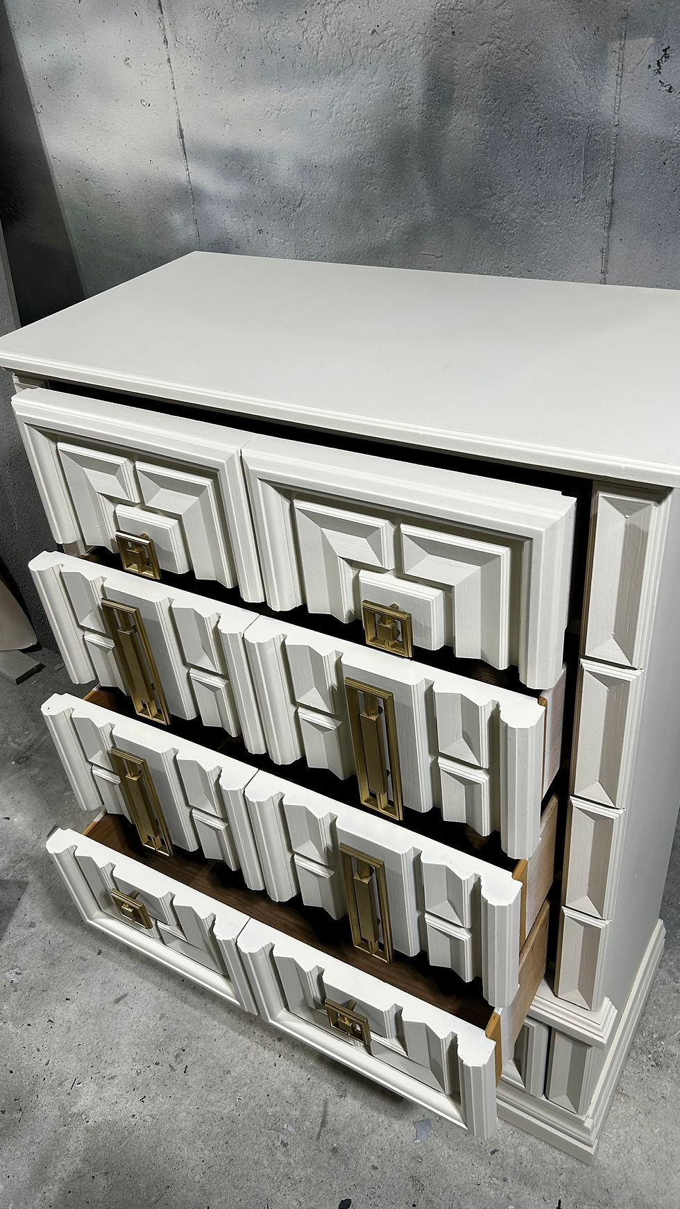 Thumbnail: The Bellmore — Refinished 5-Drawer Dresser