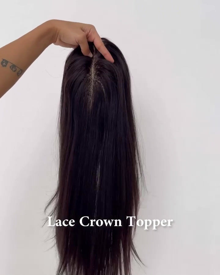 Thumbnail: 6"×8" Raw Indian Hair Topper