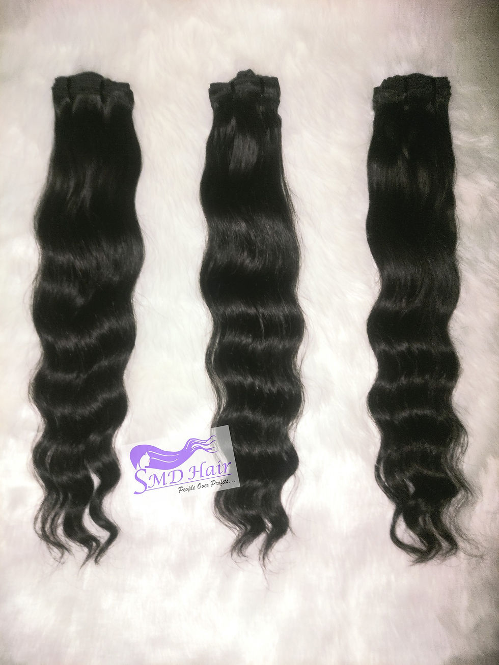Thumbnail: Natural Wavy South Indian Temple Hair