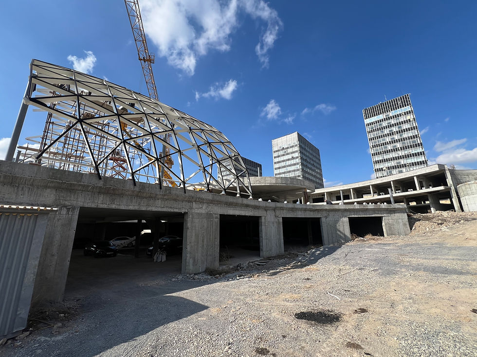 Ongoing construction on Armenia’s First Parametric Dome at The North Axis Project