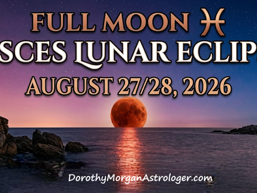 Full Moon Lunar Eclipse Pisces Ocean View
