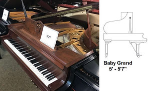 Luna's Piano Movers - 5ft2inch baby grand - Piano Moving