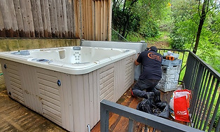 Luna's Spa Moving - Panel Removal