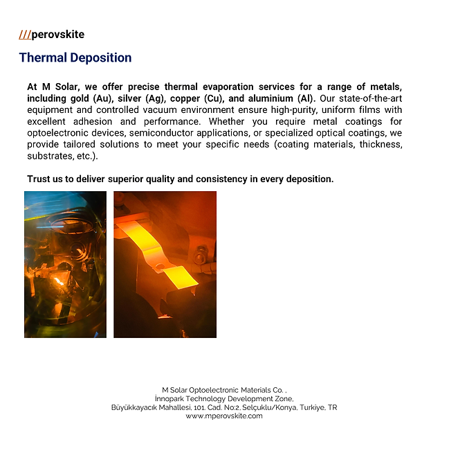 Thermal Deposition