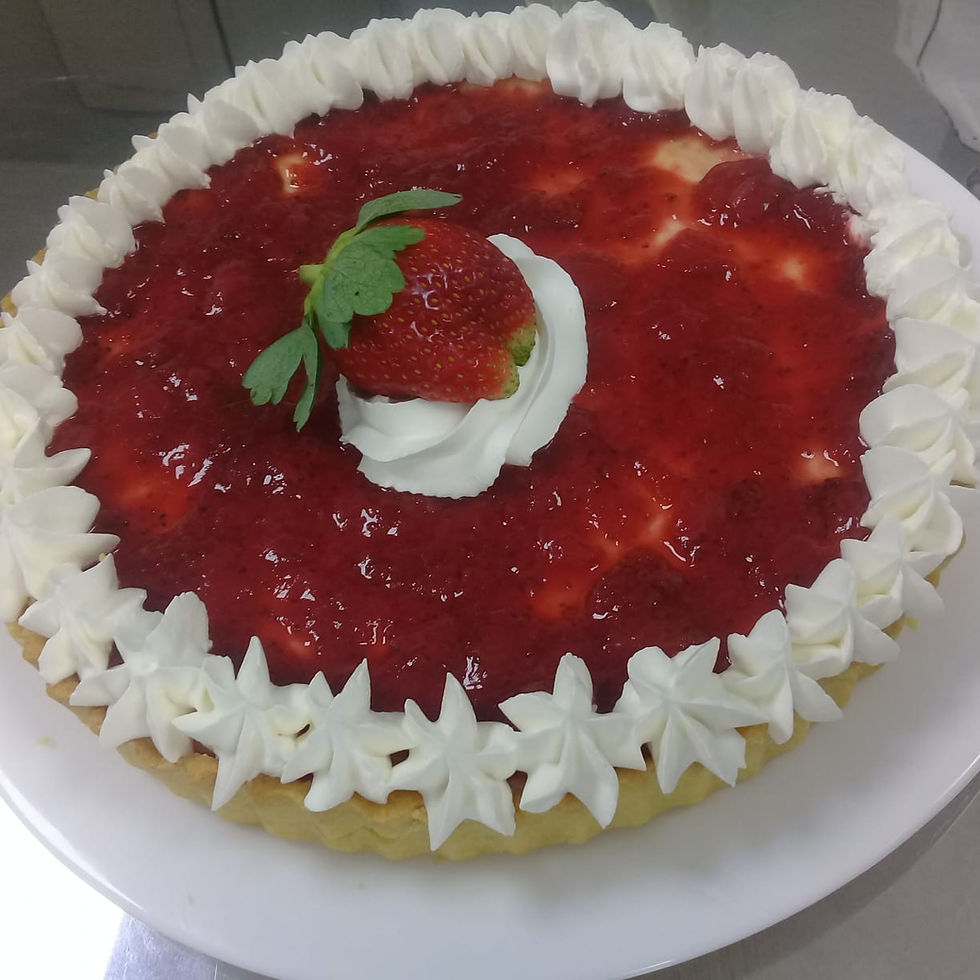 Torta de morango da Cajanana