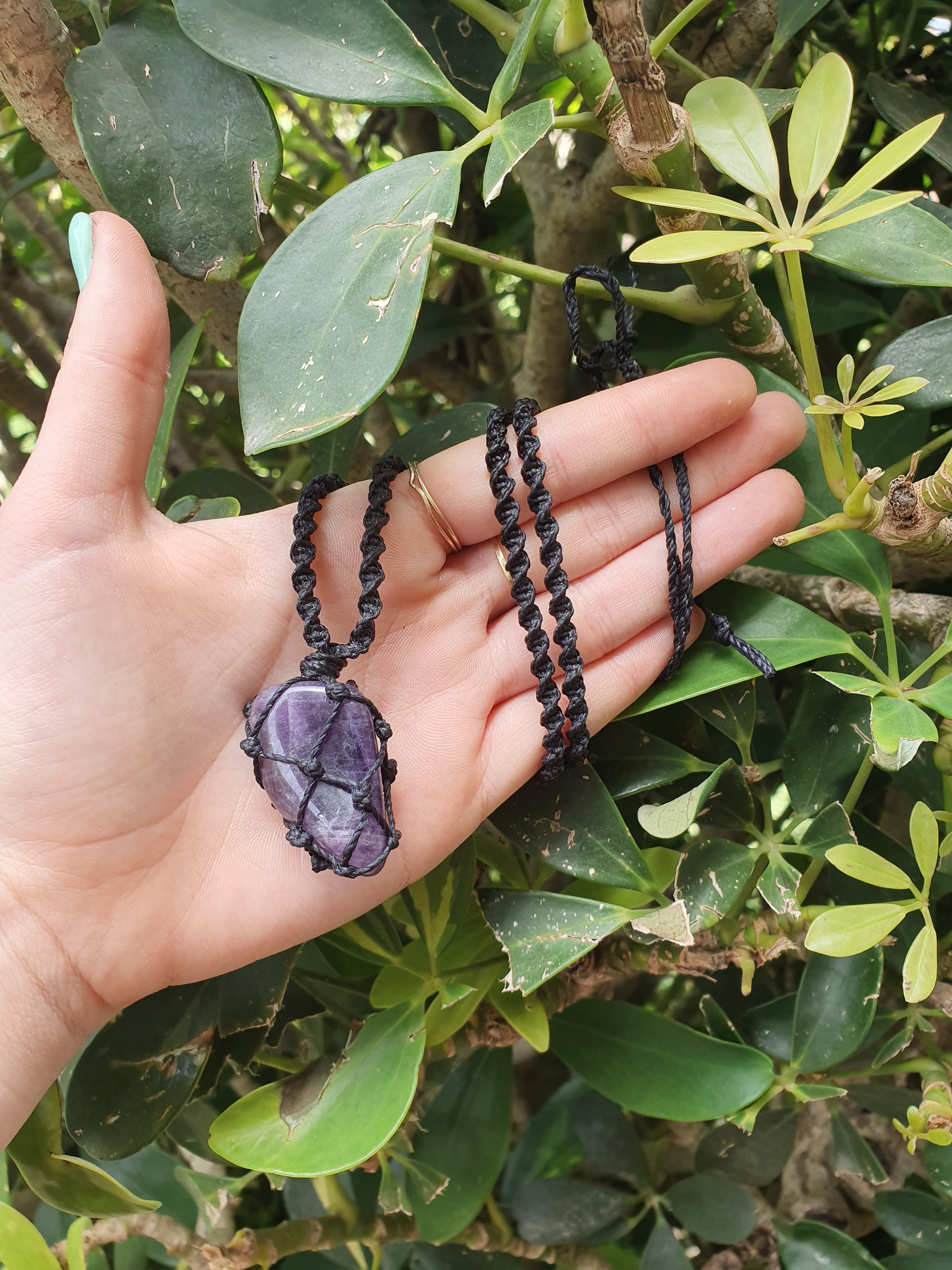 שרשרת קשירות אמטיסט