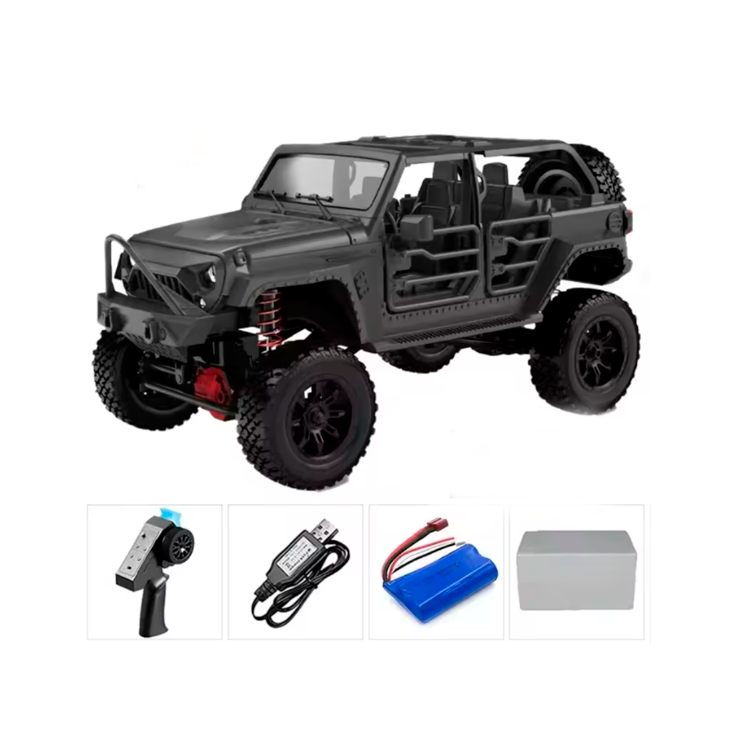 Miniatura: MN128 Crawler  Negra  1:12