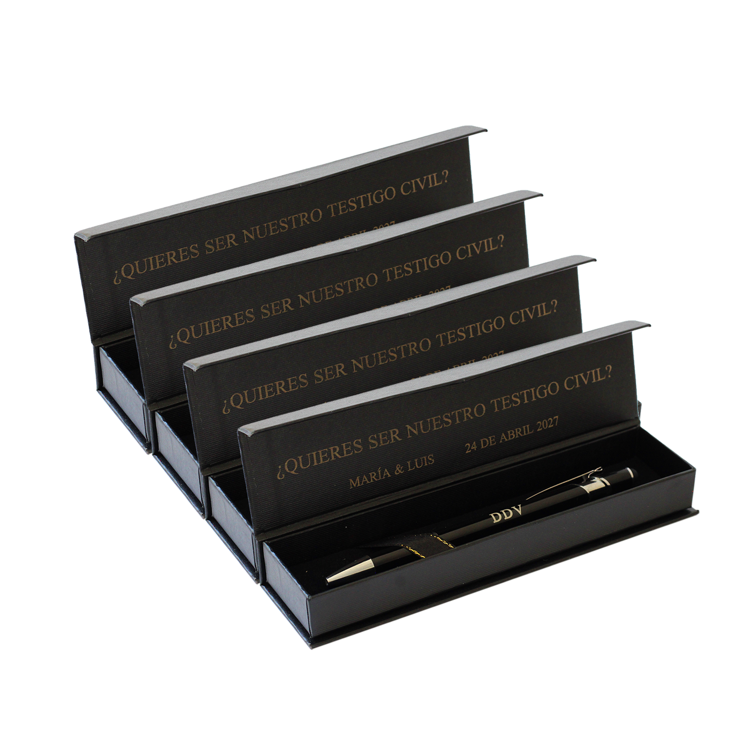 Kit 4 Plumas Personalizadas
