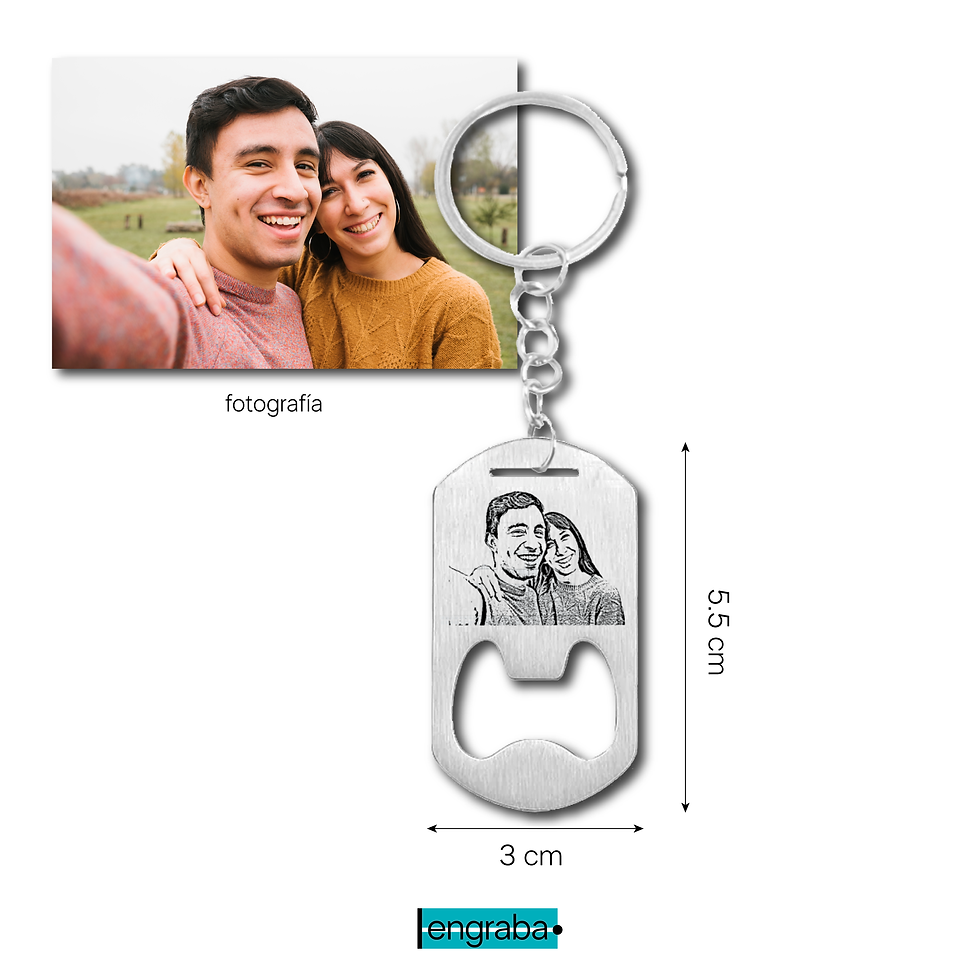 Miniatura: Llavero Foto Abrebotellas