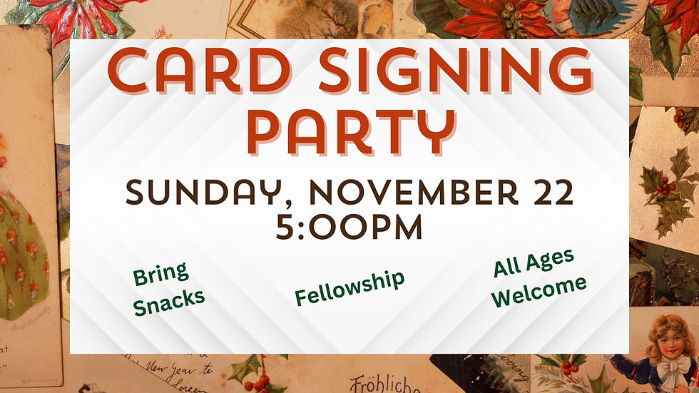 Cards Signing Party (CBE)