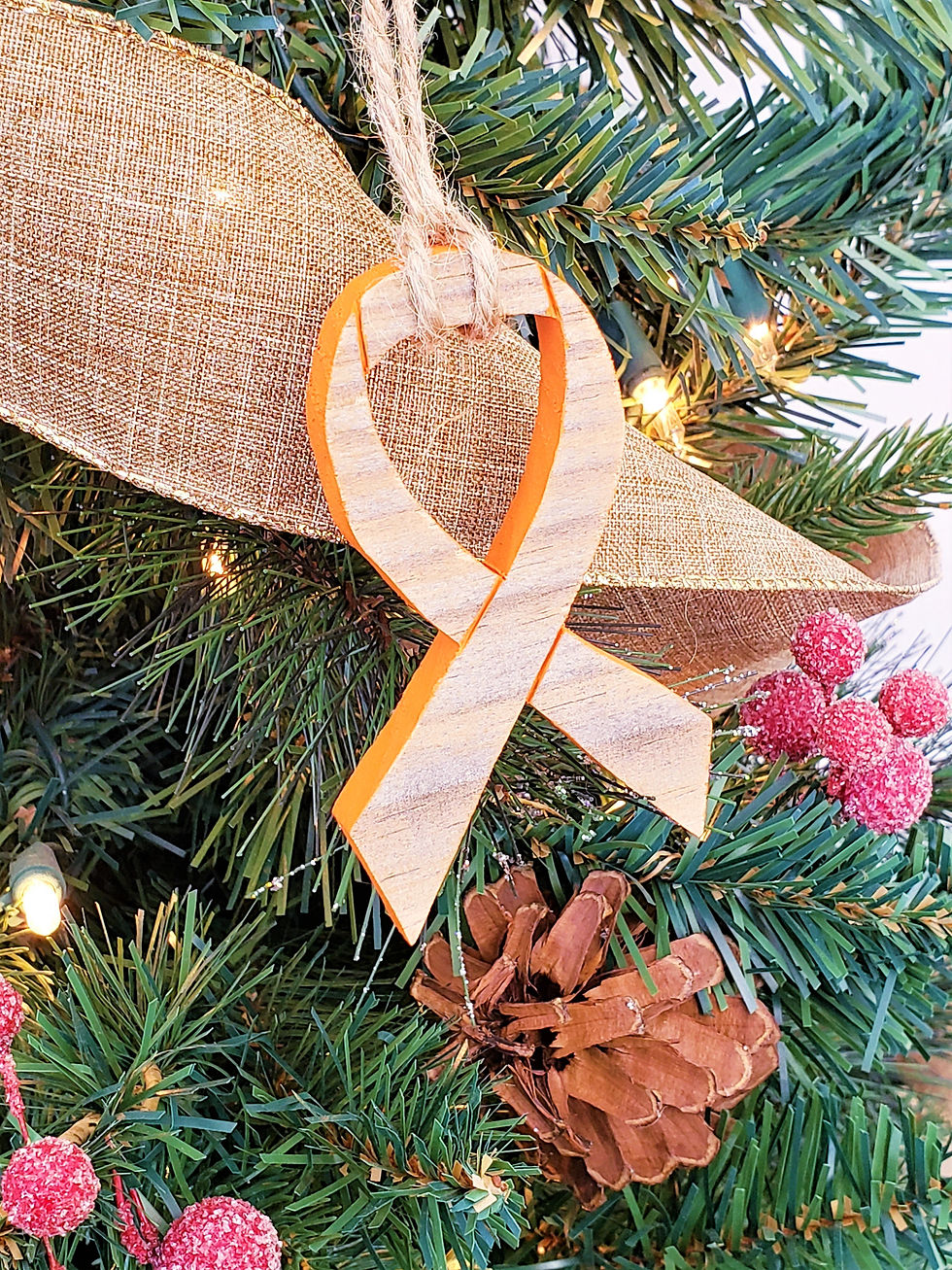 Thumbnail: Cancer Ribbon Ornaments