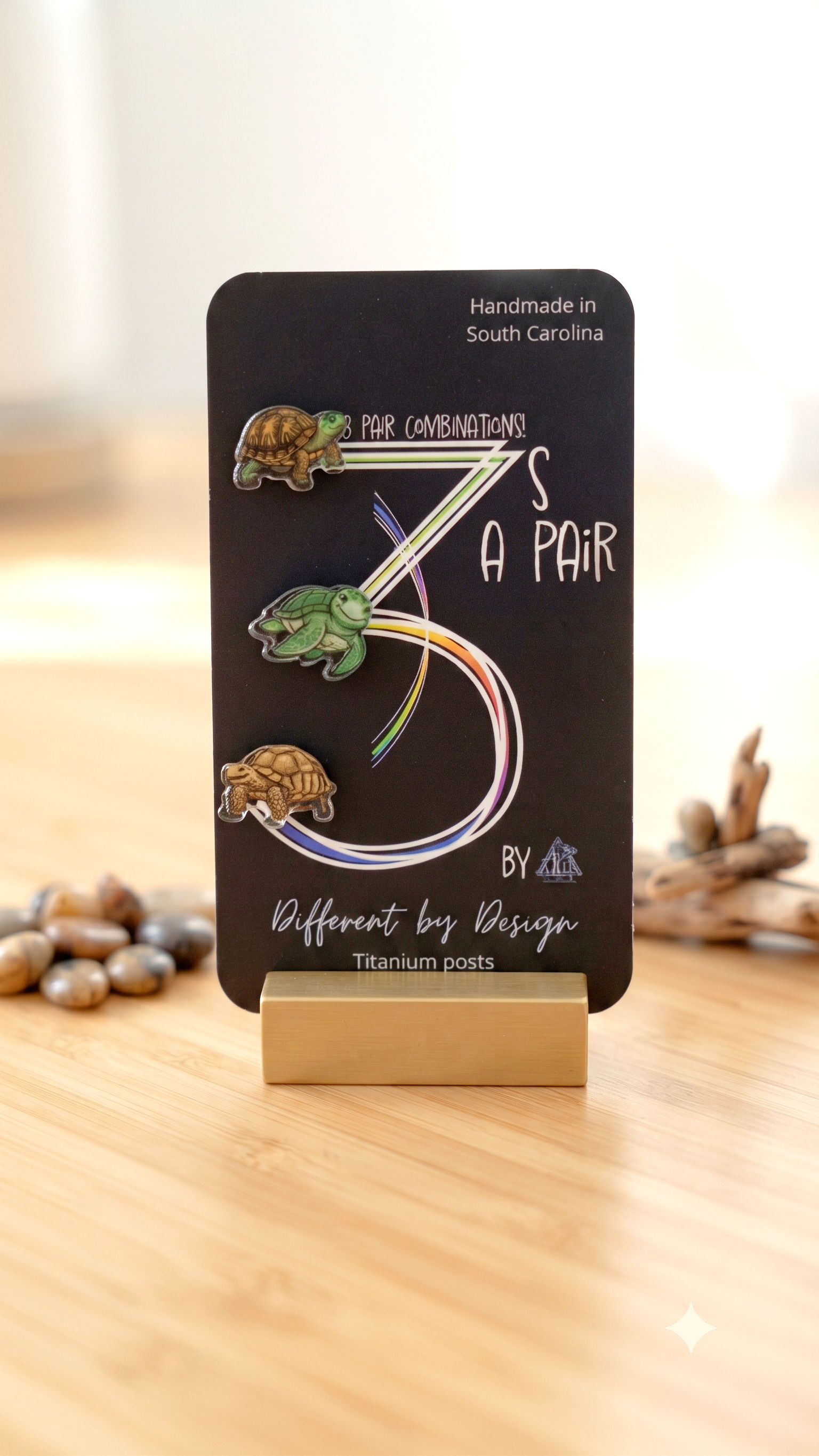 Turtle Earrings! Sea Turtle and Tortoise