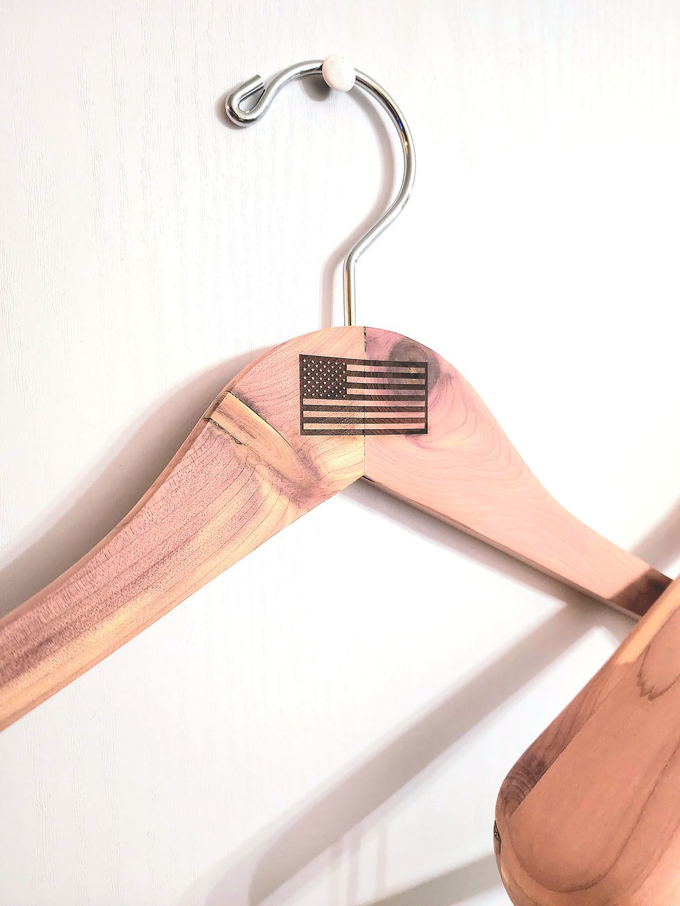 Thumbnail: Wide Shoulder Cedar Hangers, Customizable