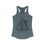 Thumbnail: Black Outline Logo - Women's Ideal Racerback Tank