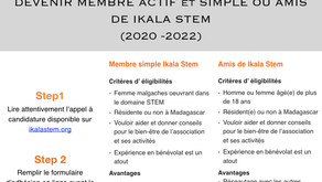 Appel à candidature pour devenir ami de Ikala STEM
