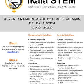 Appel à candidature pour devenir ami de Ikala STEM