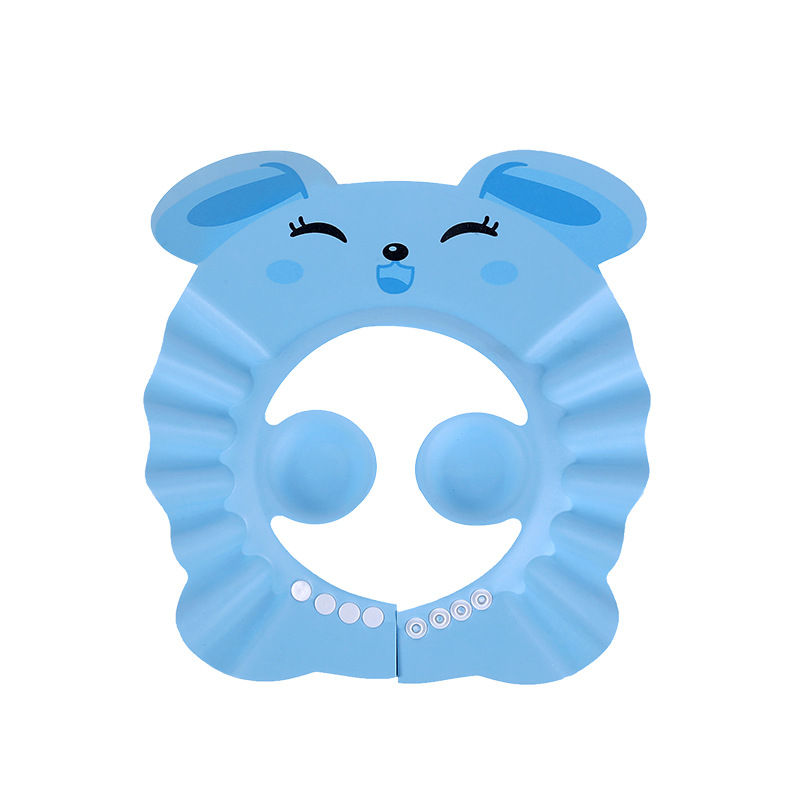Thumbnail: Baby Shower Soft Cap Adjustable Hair Wash Hat for Kids Ear Protection Safe Child