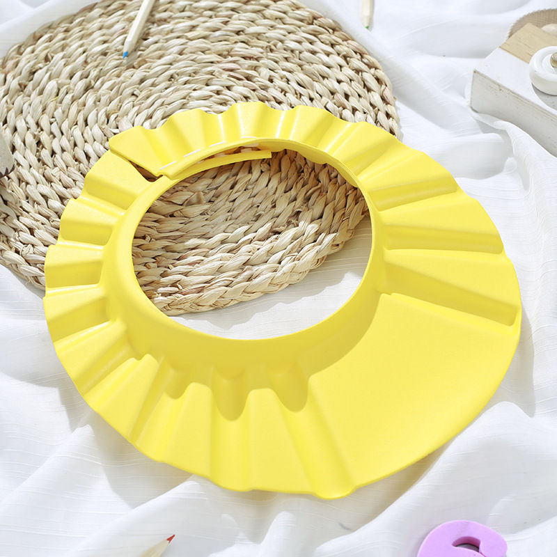 Thumbnail: Baby Shower Soft Cap Adjustable Hair Wash Hat for Kids Ear Protection Safe Child