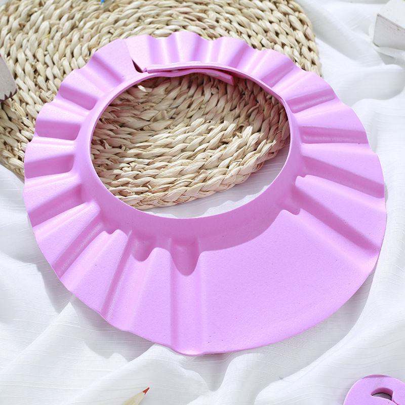 Thumbnail: Baby Shower Soft Cap Adjustable Hair Wash Hat for Kids Ear Protection Safe Child