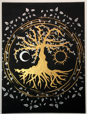 Gold and Silver Tree of Life