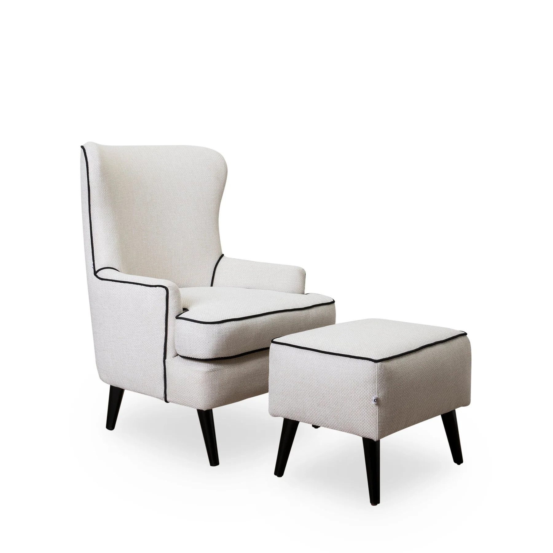 HAMPTON LOUNGE CHAIR WITH FOOTSTOOL
