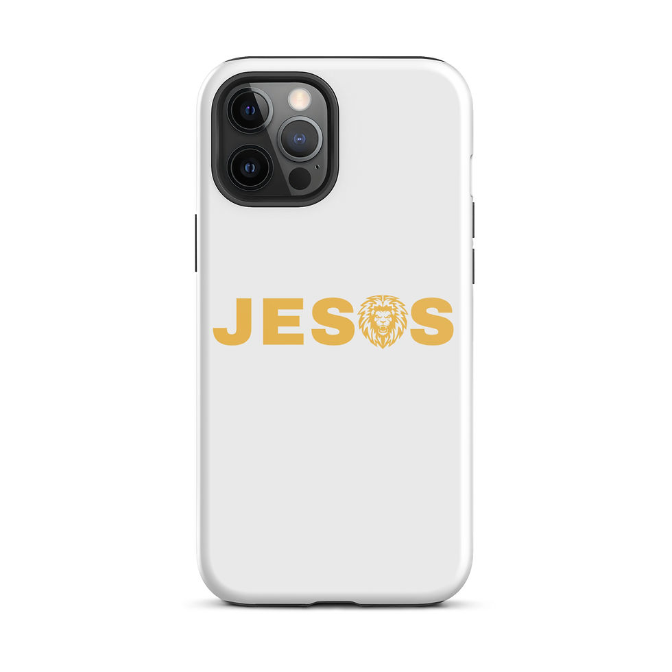 Thumbnail: White Invasion Jesus iPhone case