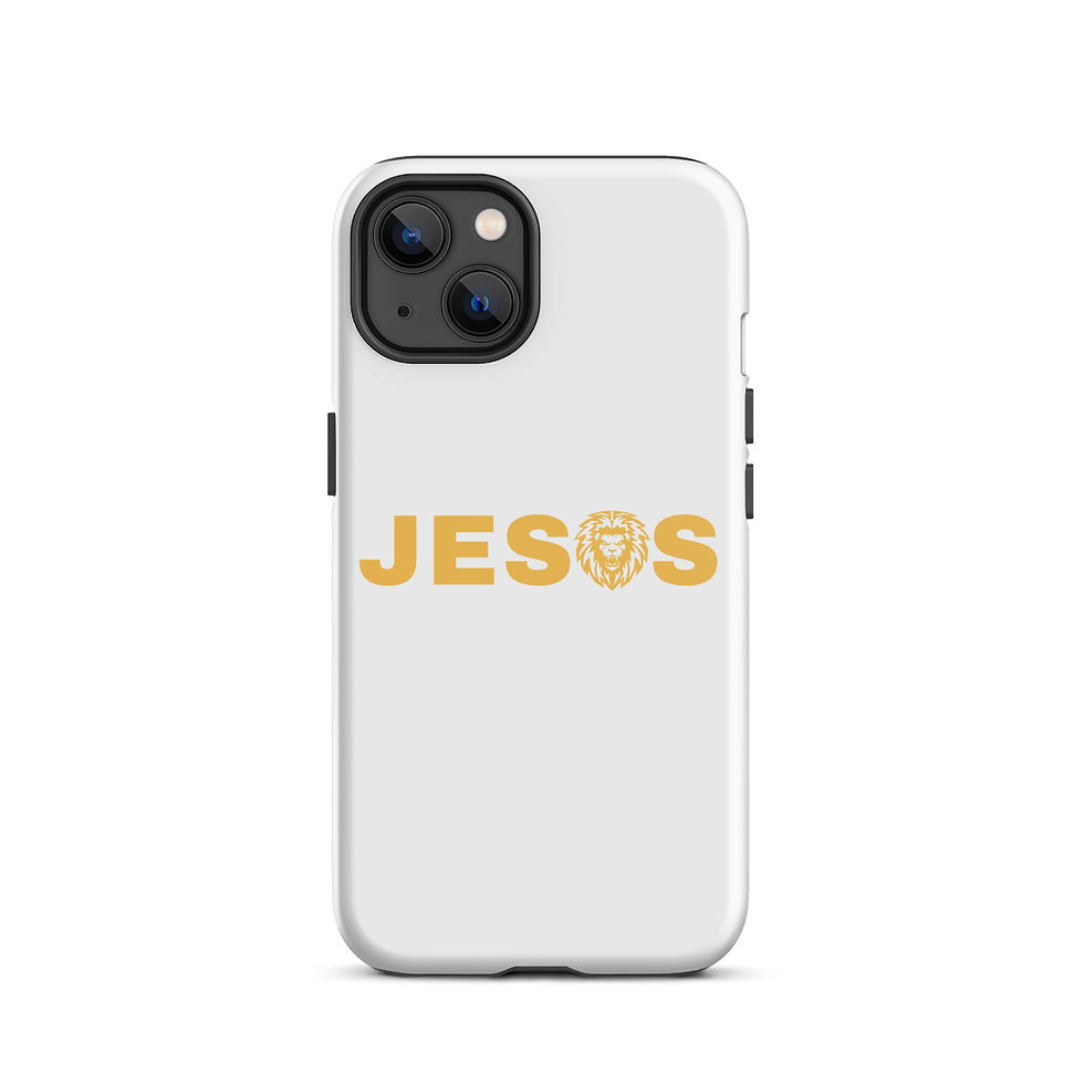 Thumbnail: White Invasion Jesus iPhone case