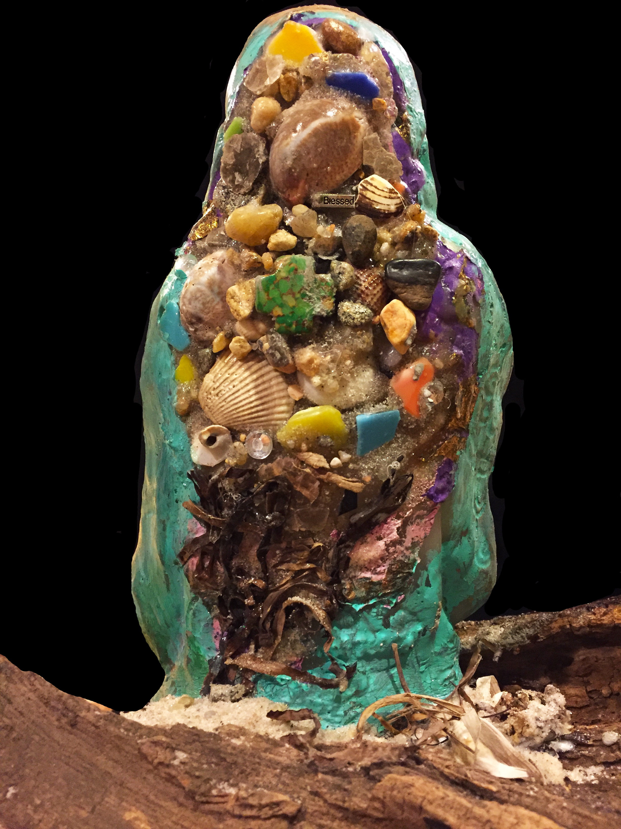 Large Blue Buddha
