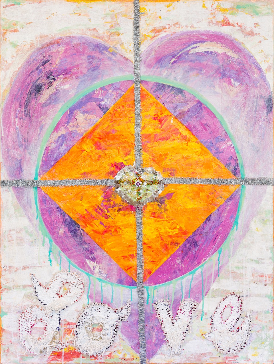 Purple Love Heart