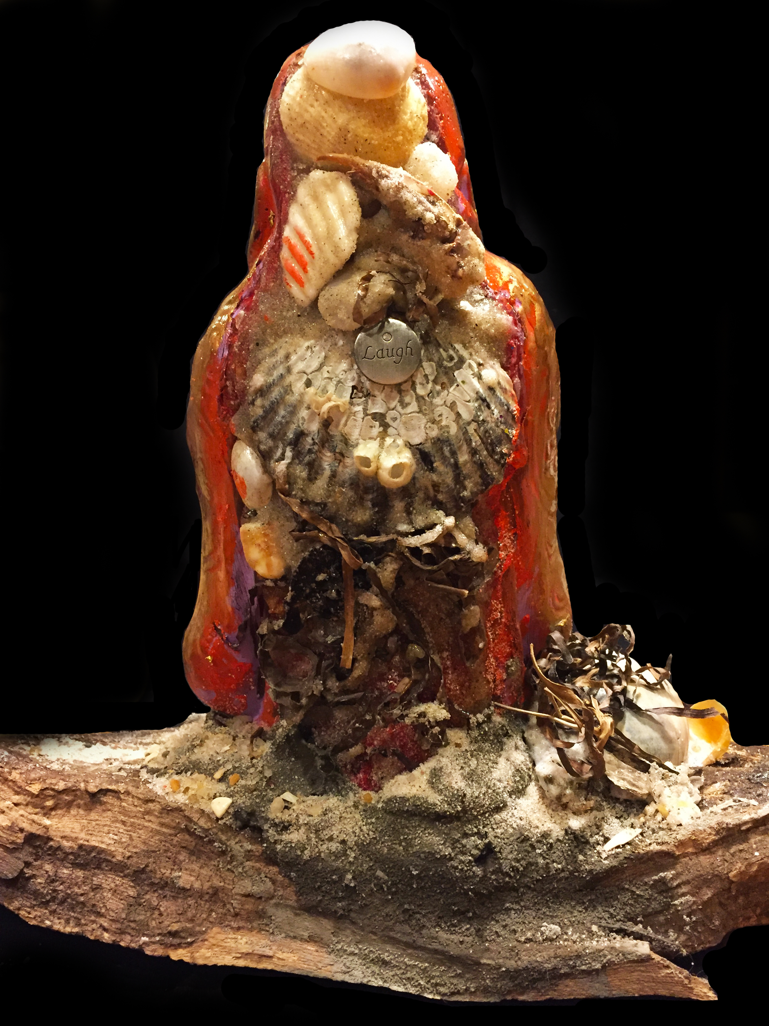 SOLD! Large Red Buddha