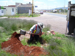 EXCAVACIÓN PARA DADO