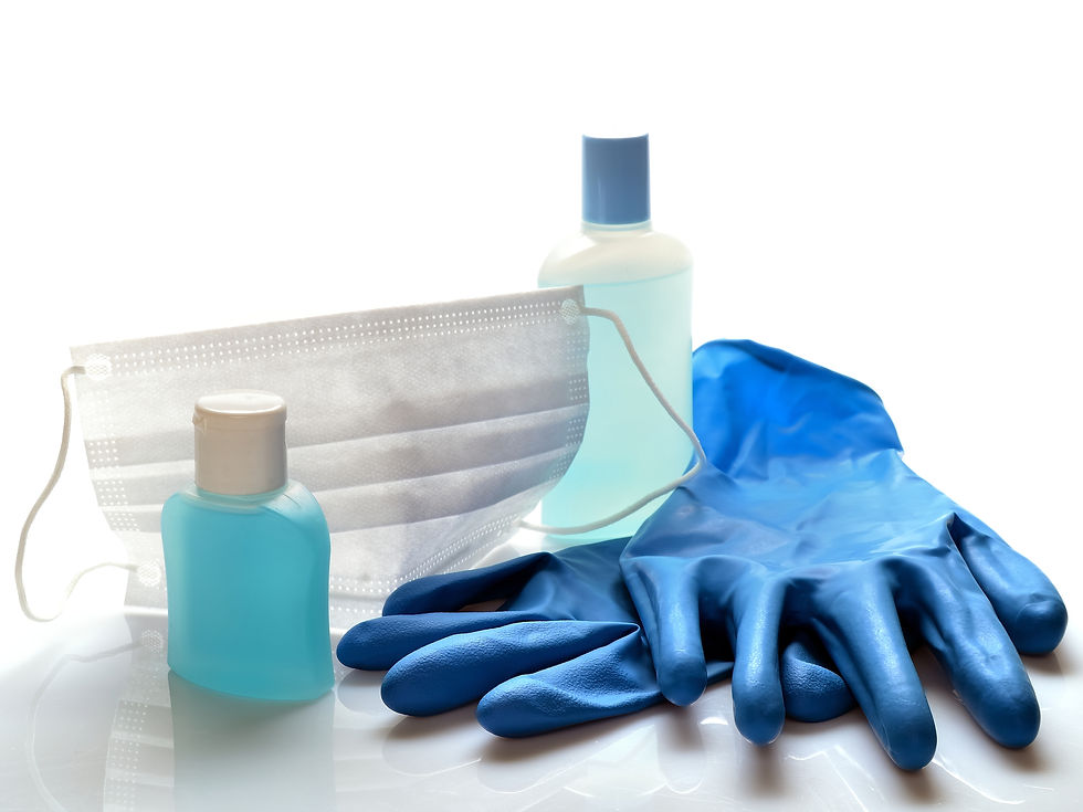 Producão nacional de luvas de latex