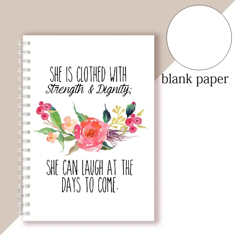Thumbnail: Proverbs 31:25 She Is Clothed With Strength and Dignity Notebook