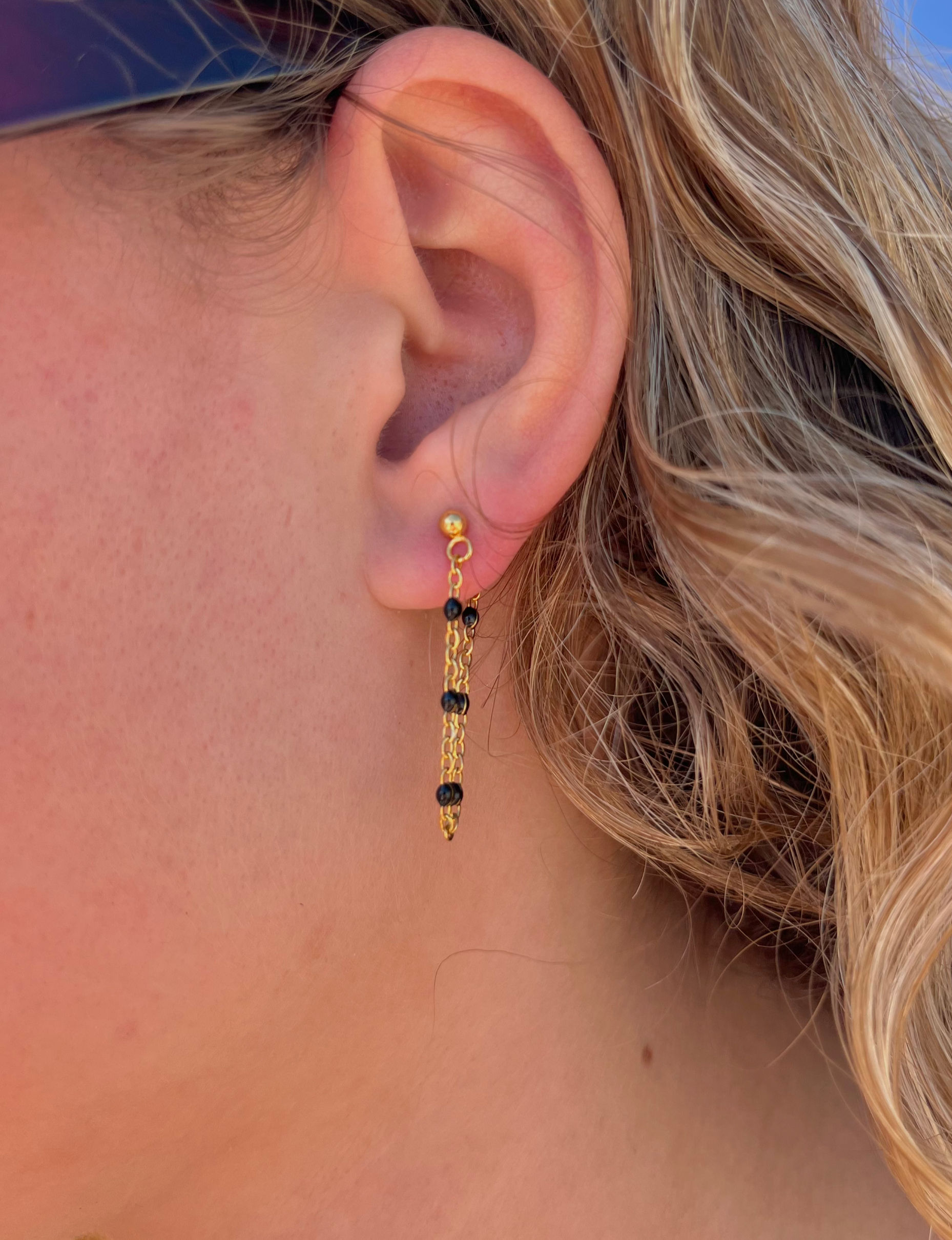 Boucles DELPHINE - Noir