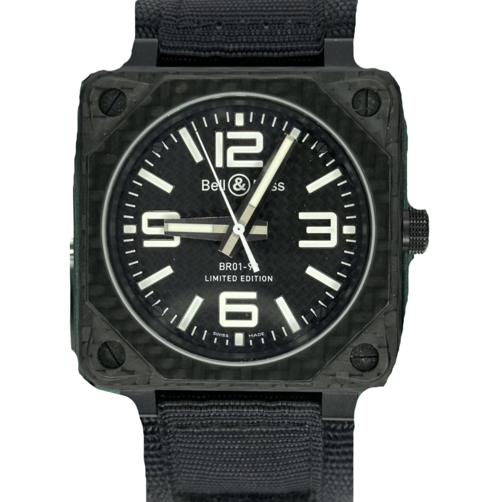 BELL & ROSS · INSTRUMENT BR 01-92 · AUTOMATIC · 46MM · CARBON-COATED STEEL · BRO