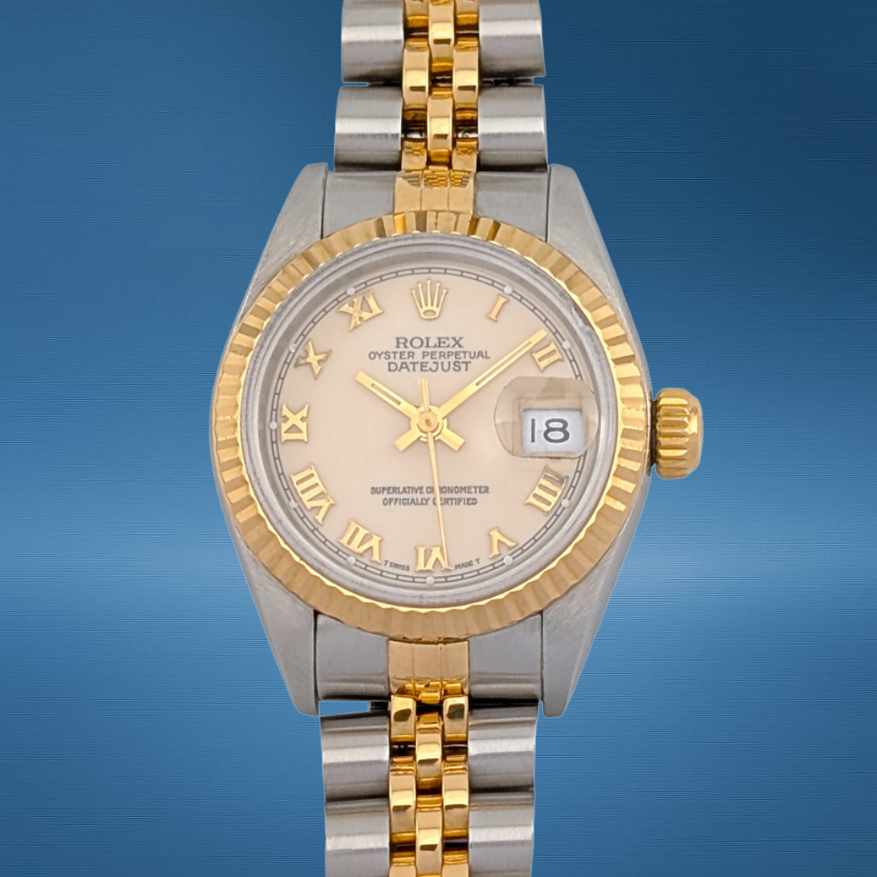 Rolex 69173 Lady-Datejust Cream Roman Dial 26mm 1993 S-Serial WXO