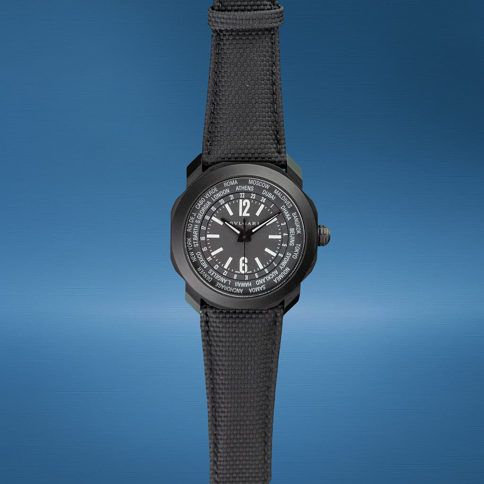 "Bulgari Octo Roma Worldtimer 103486 Hands-on Watch 2022 model BXP"