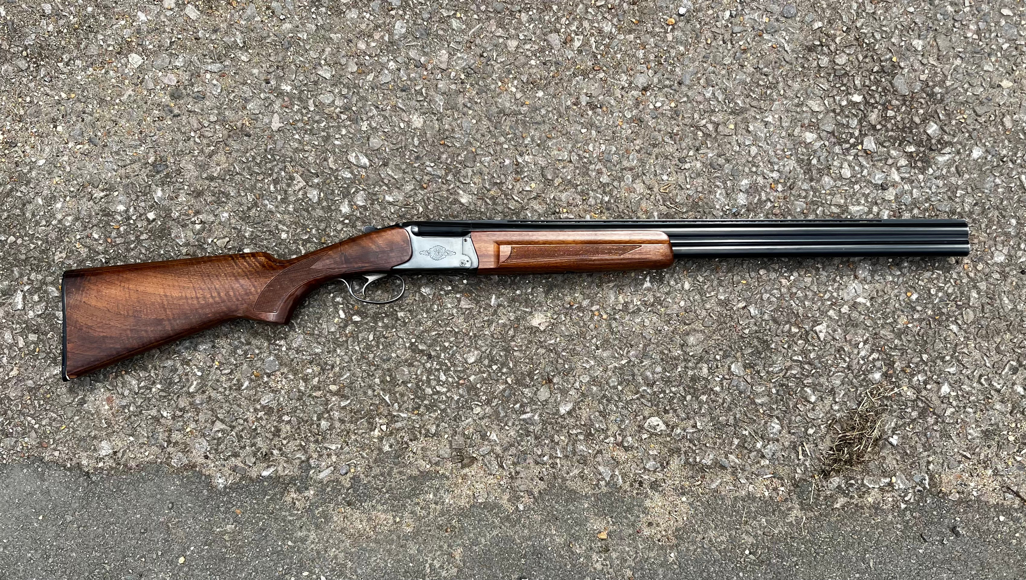 Baikal twin barrel VGC 12 bore shotgun content media