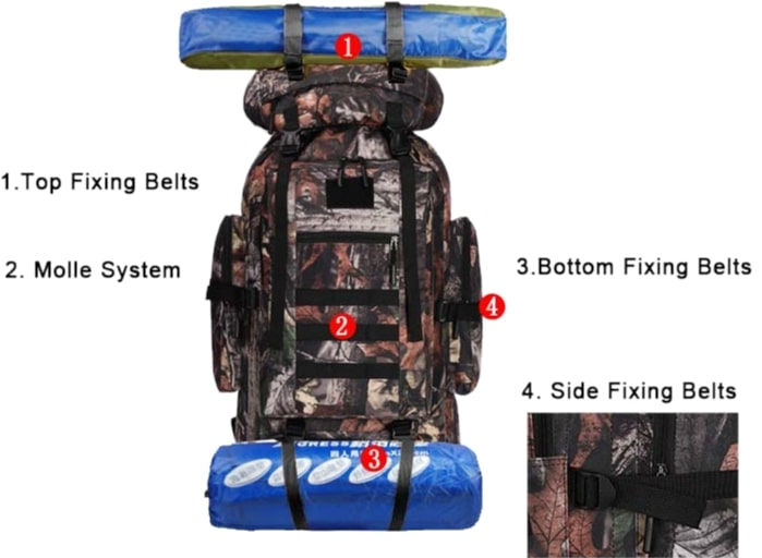 Miniaturebillede: 100 liter tursekk