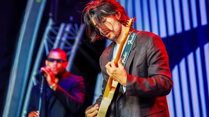 Gitaar speler op North Sea Jazz door concertfotograaf Willem Martinot