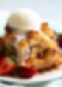 Bread pudding with Ice cream