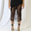 Thumbnail: Contrast Lace Bodycon Skirt, Elegant High Waist