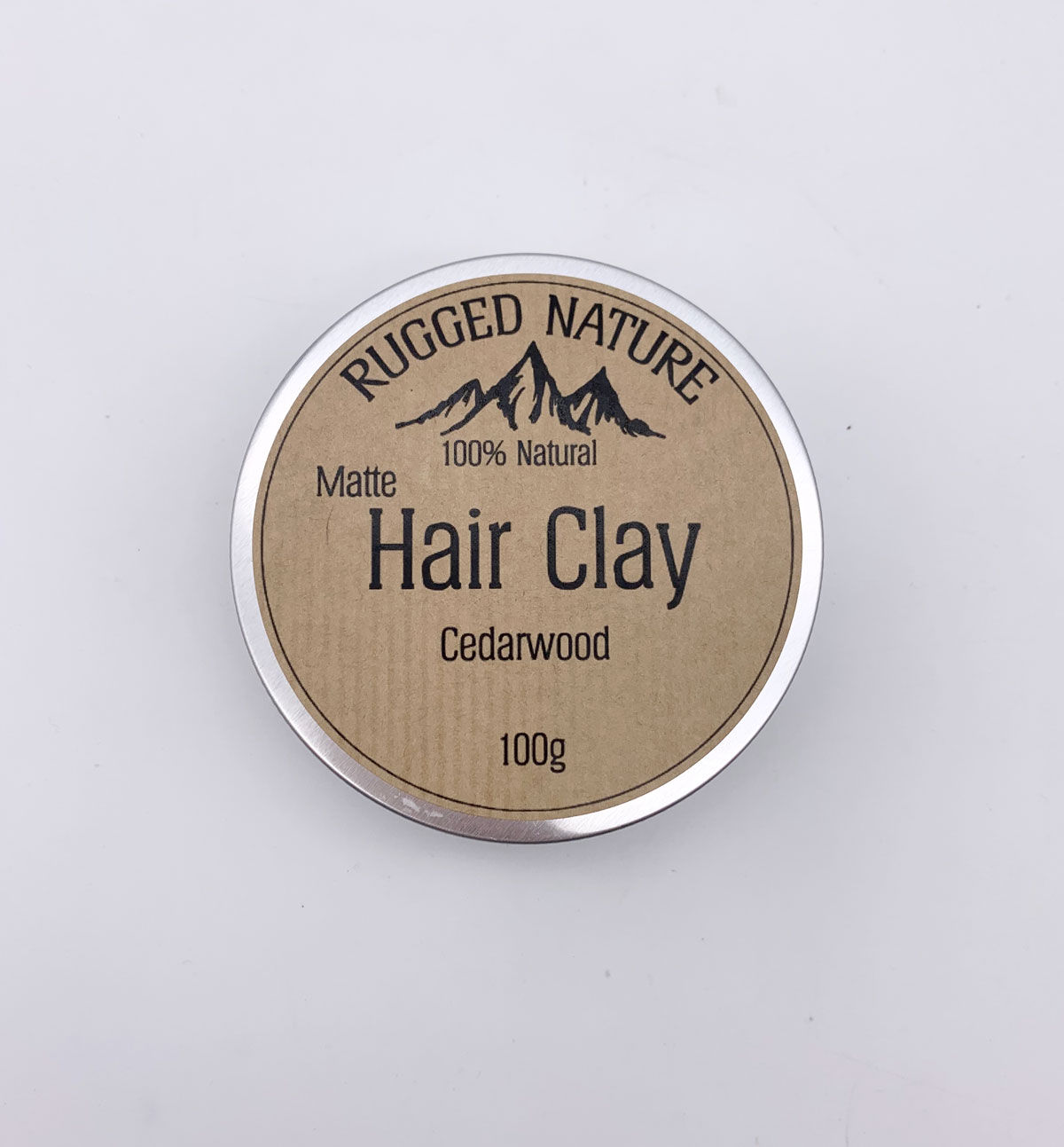 Cedarwood Hair Clay 100g - Rugged Nature