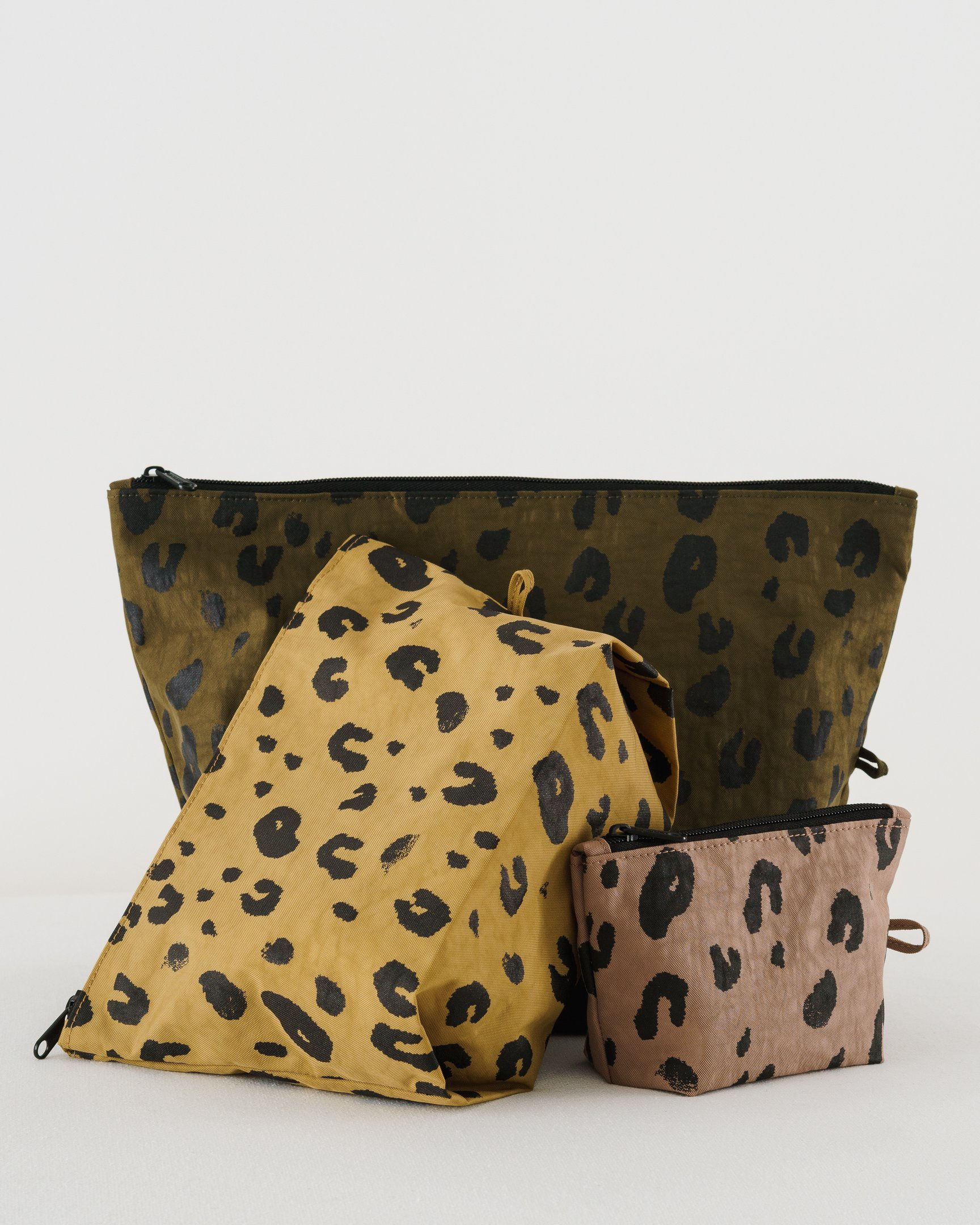 BAGGU Go Pouch Set - Leopard
