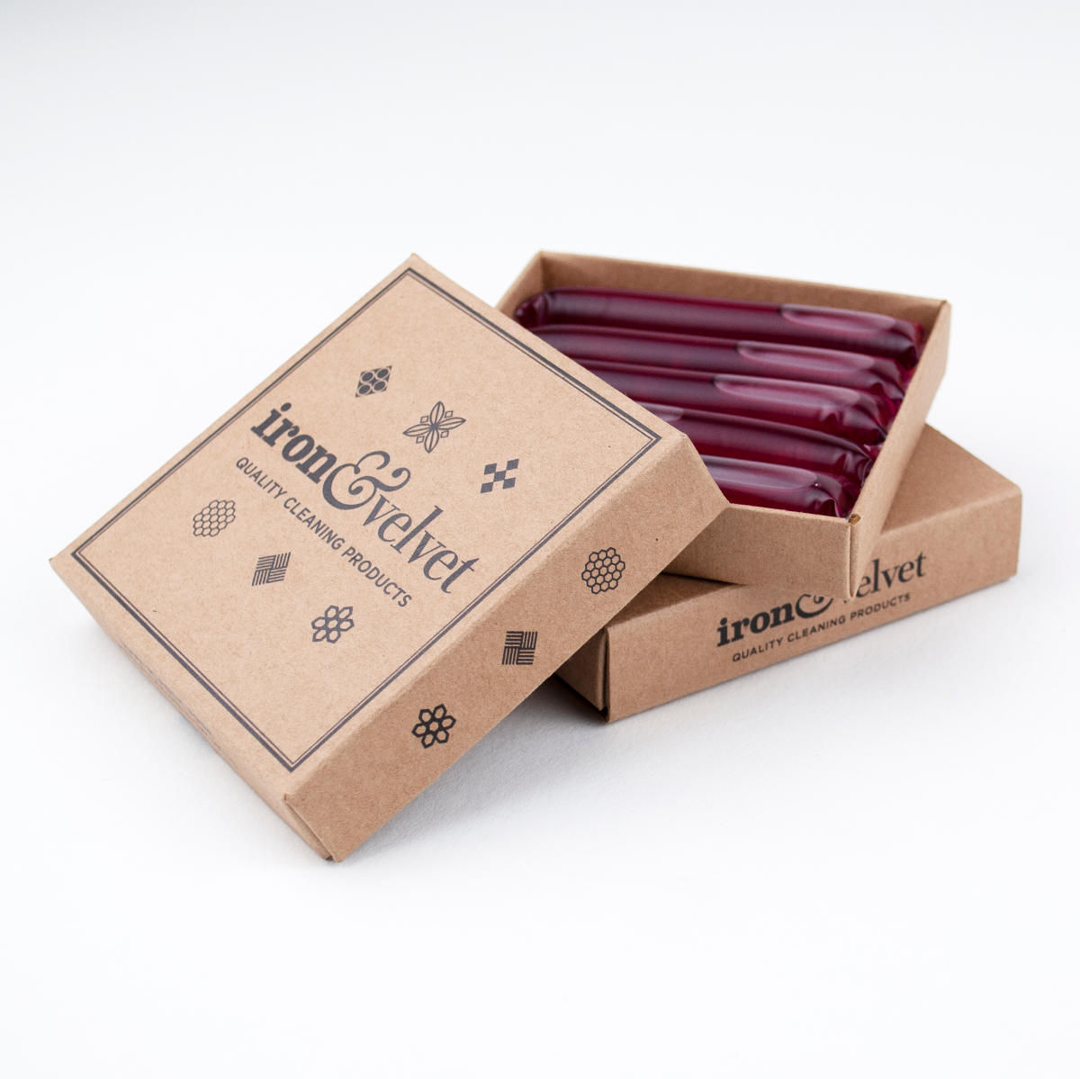 Antibacterial Bathroom Cleaner x5 Plastic Free Sachets - Iron & Velvet