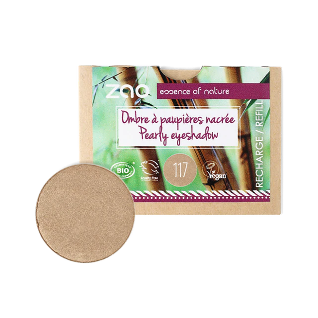 Thumbnail: PAPER REFILL Bright Pearly Eyeshadow - Zao Makeup