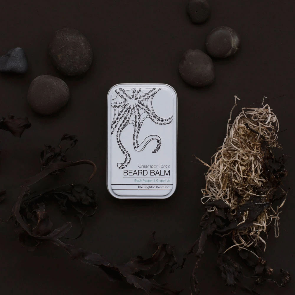 Creampot Tom's Beard Balm Black Pepper & Grapefruit 40ml - Brighton Beard Co