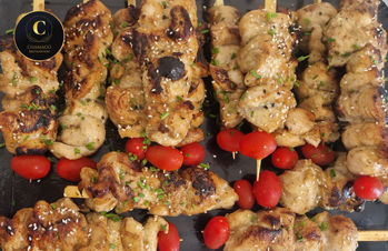 Brochette de poulet, brochette, poulet