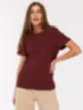 Miniatura: Bornladies Summer 100% Cotton Women's T-Shirt Bottoming Basic Fashionable Solid